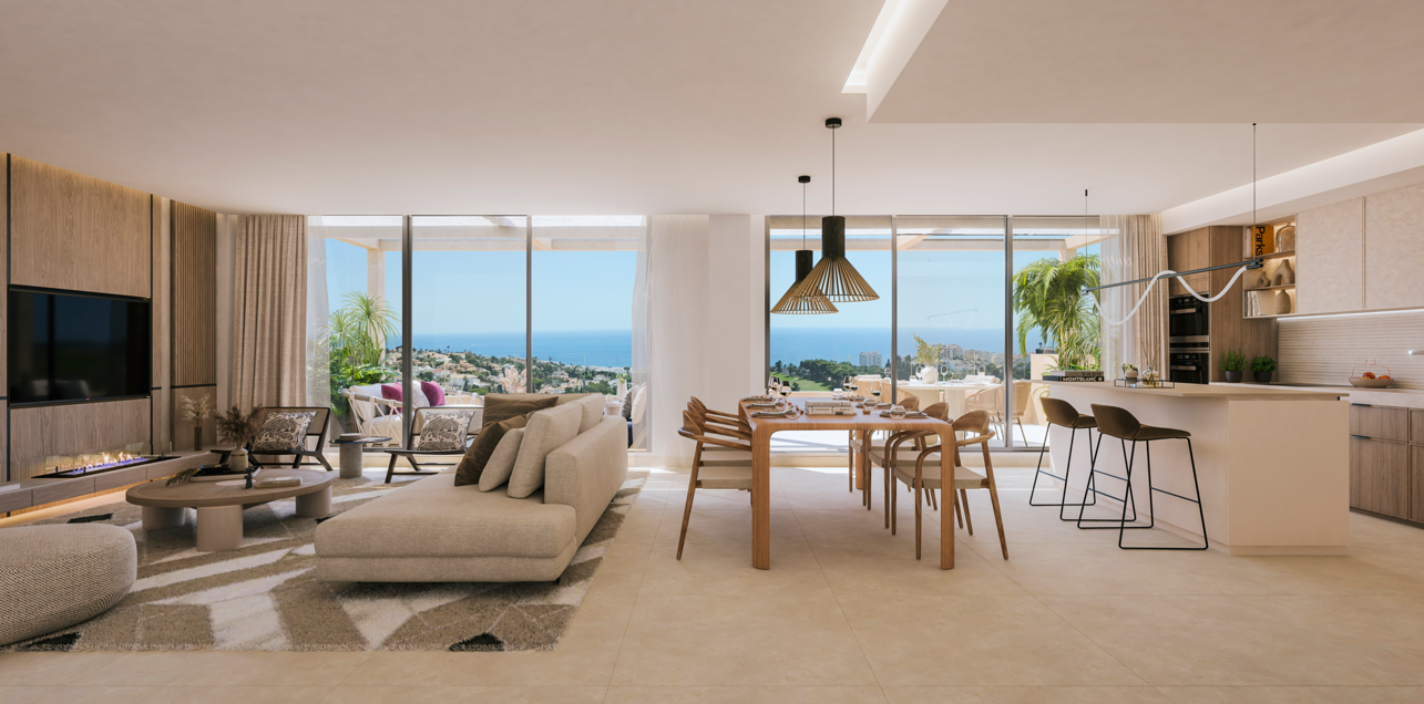 Apartamente noi cu 2 si 3 dormitoare în Benalmádena