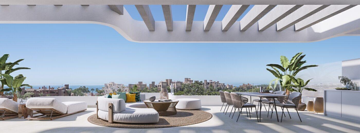 Apartamente noi cu 2 dormitoare in Estepona