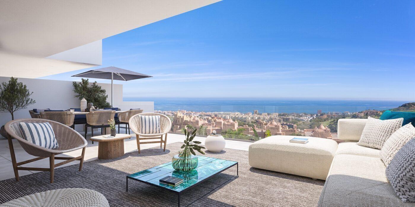 Apartamente noi cu 2 dormitoare în Manilva