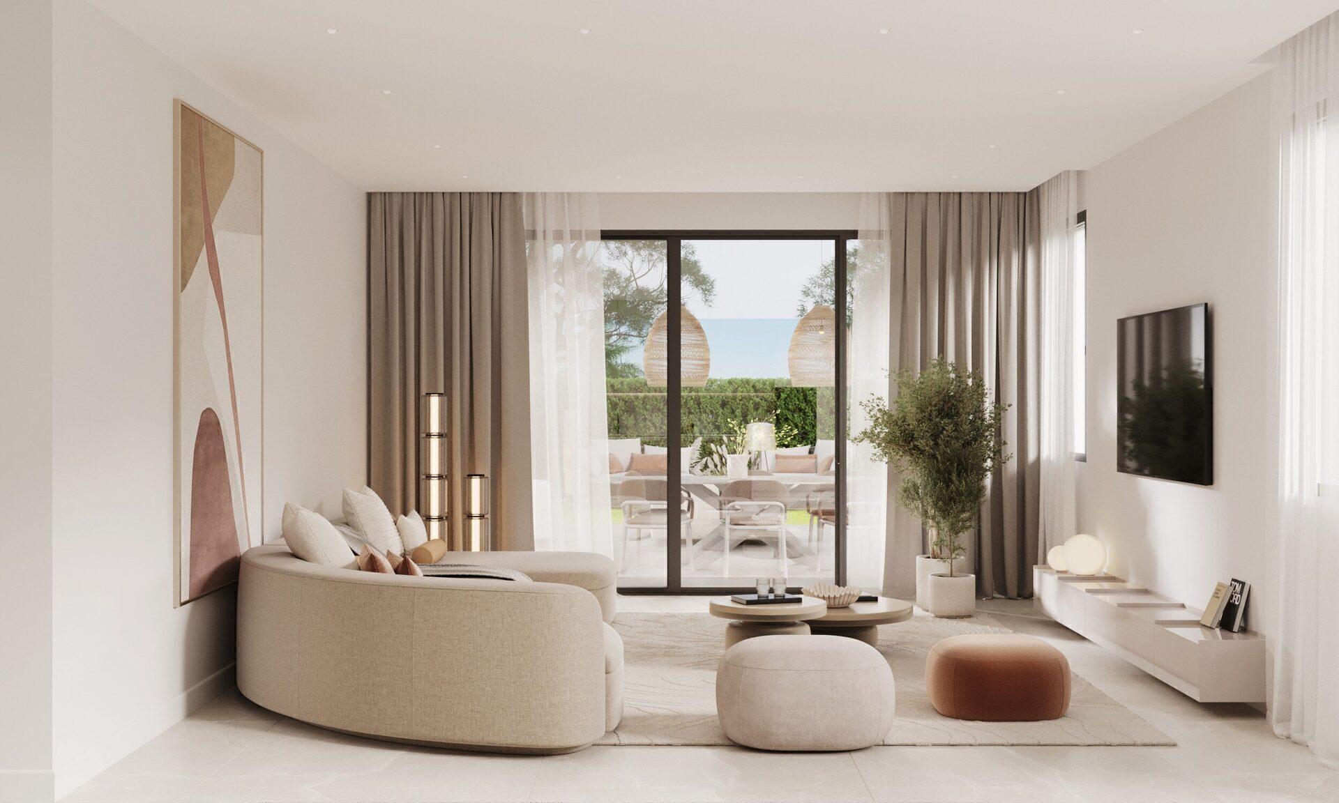 Apartamente cu 3 dormitoare în New Golden Mile, Estepona Est