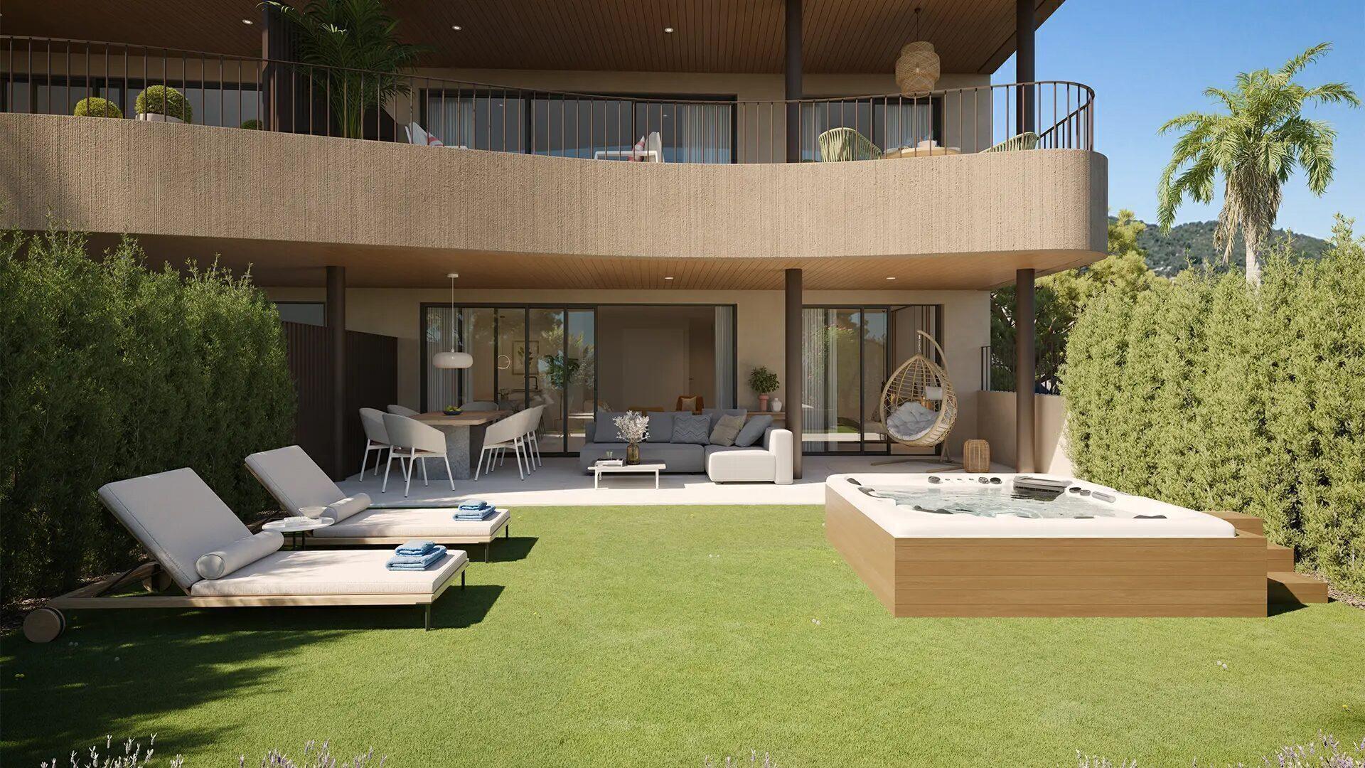 Apartamente noi cu 2 dormitoare în El Higueron, Fuengirola