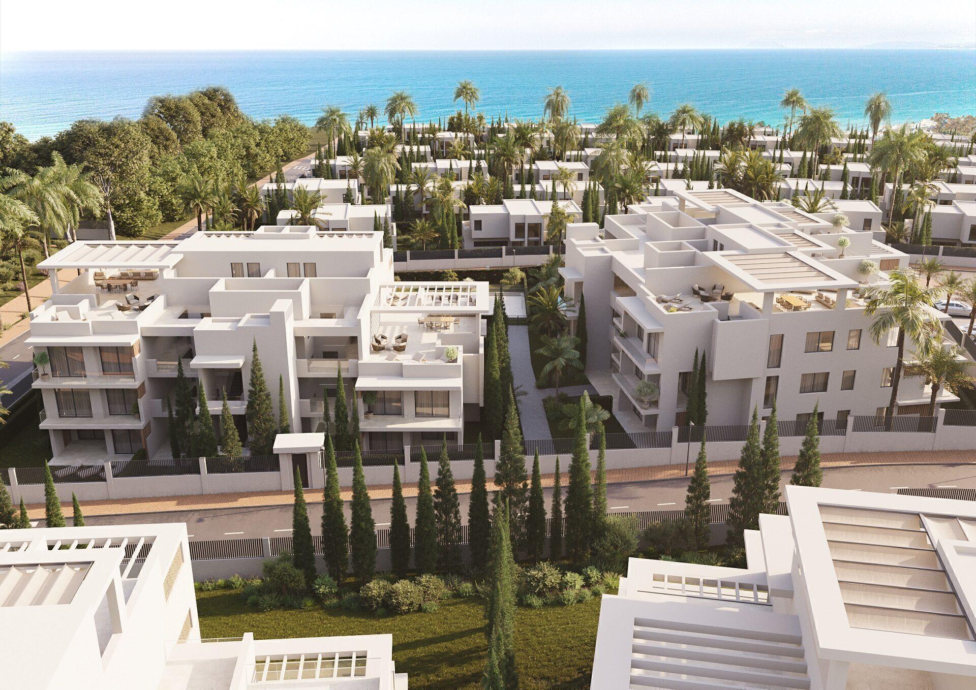 Apartamente cu 3 dormitoare în New Golden Mile, Estepona Est