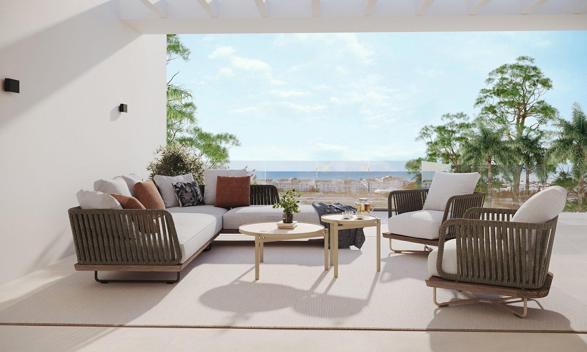 Apartamente cu 4 dormitoare în New Golden Mile, Estepona Est
