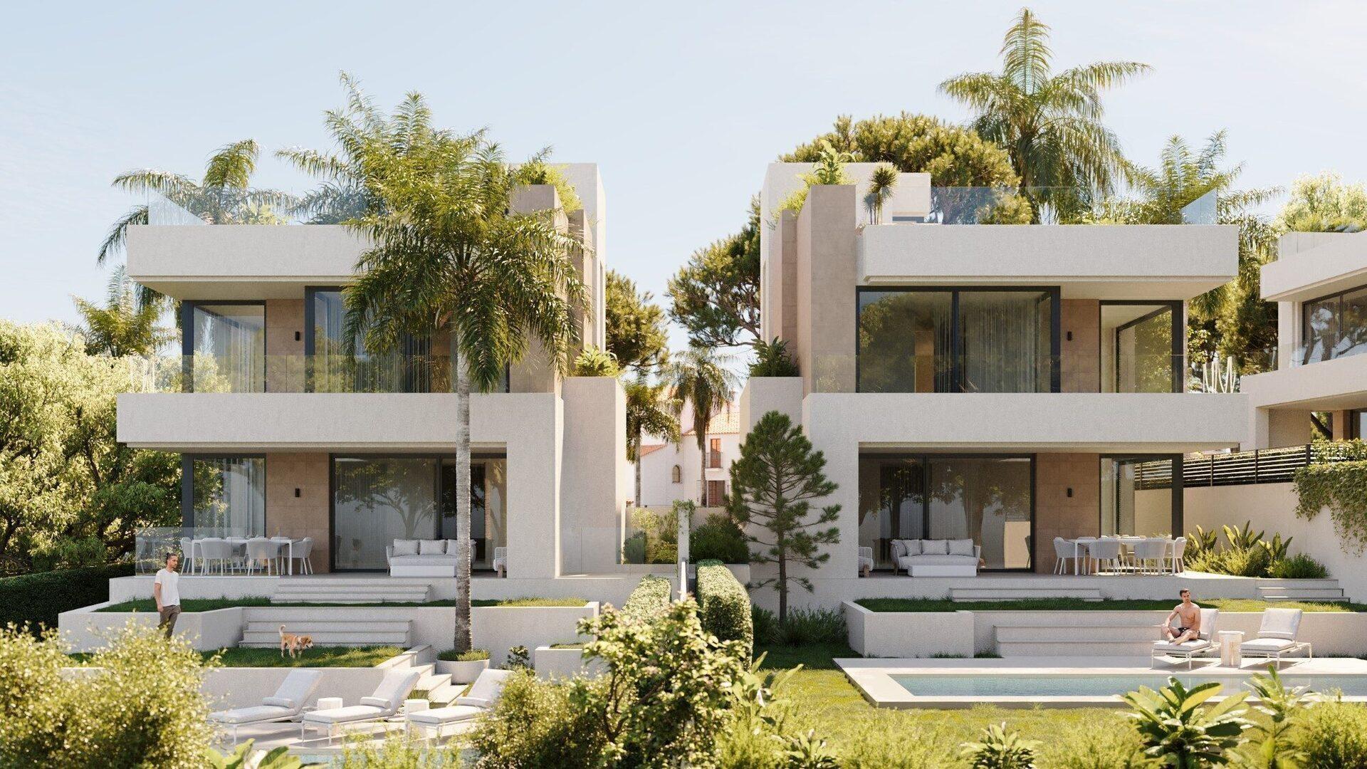 Vile luxoase cu 4 dormitoare lângă plajă în Marbella 10
