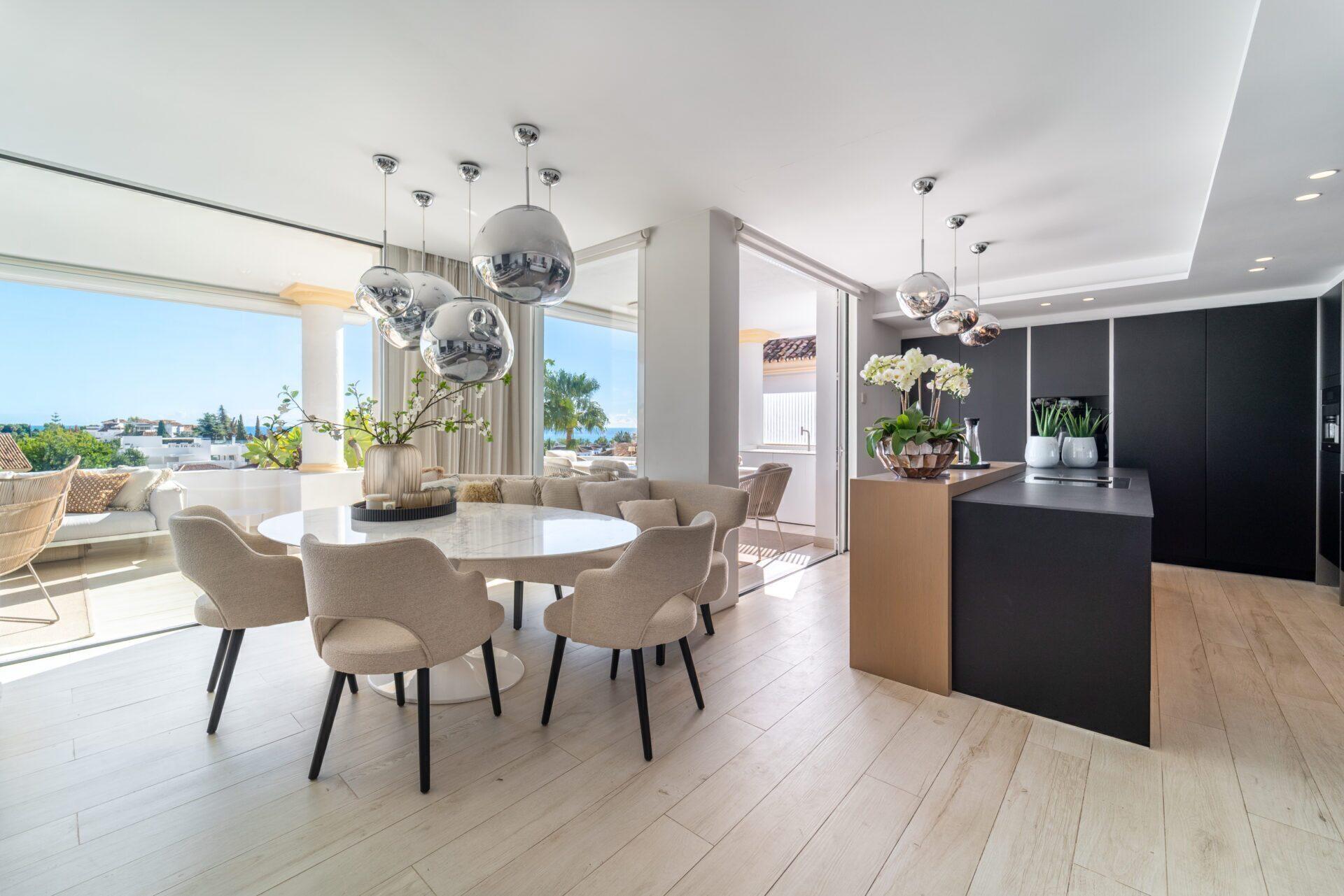 Penthouse-duplex cu 3 dormitoare în Marbella